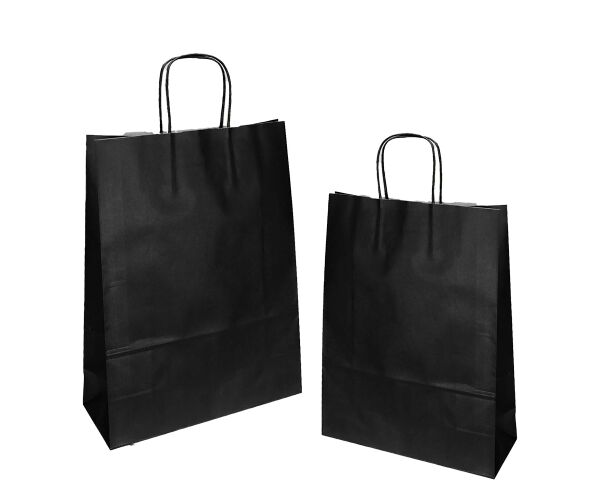 Papírová taška JOLLY malá černá